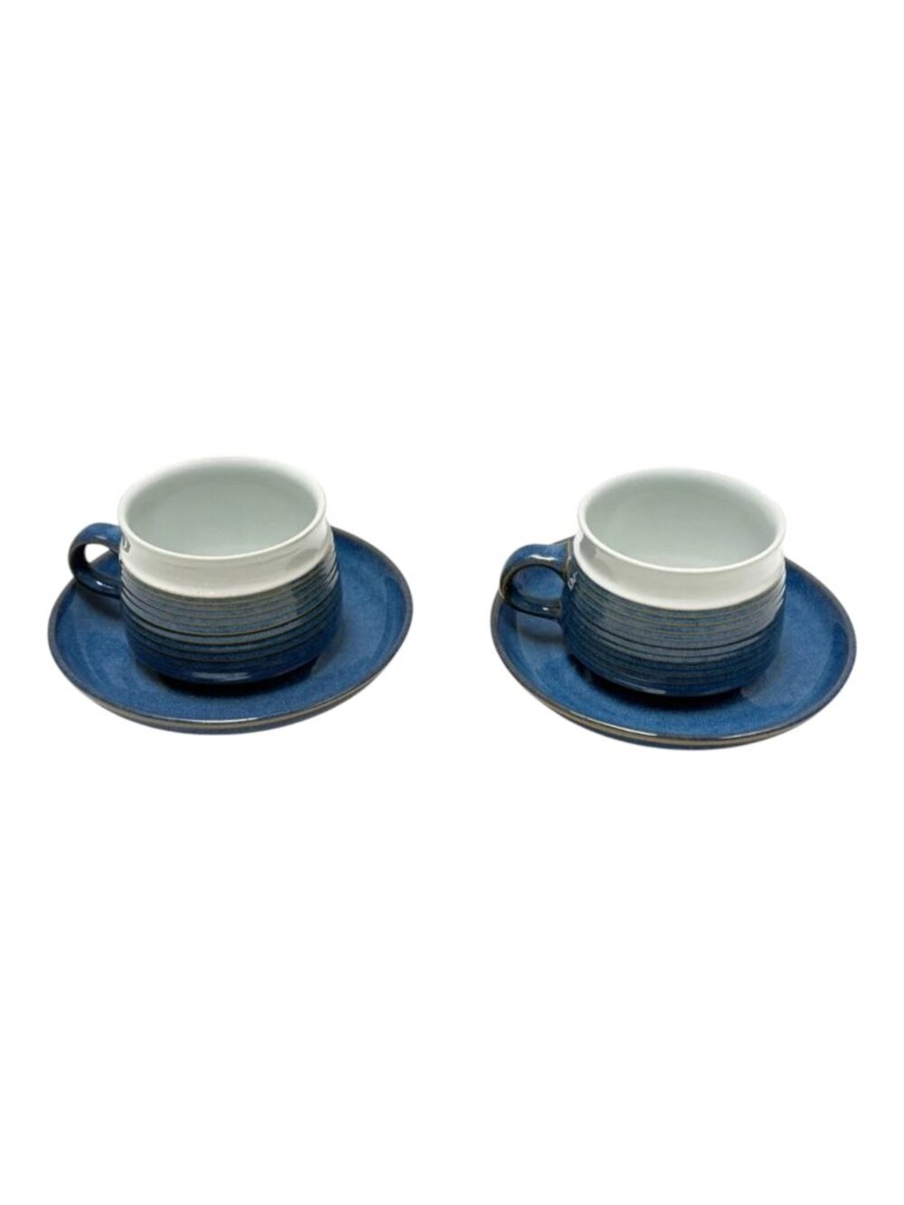 Chatsworth Denby Langley Blue Mug Cups and Saucers Pottery
